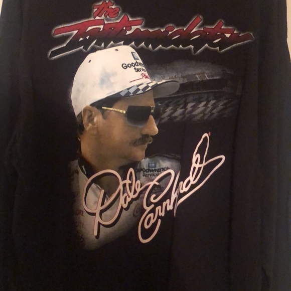 Men’s fall long sleeve Dale Earnhardt NASCAR the intimidator long sleeve shirt - Picture 2 of 9